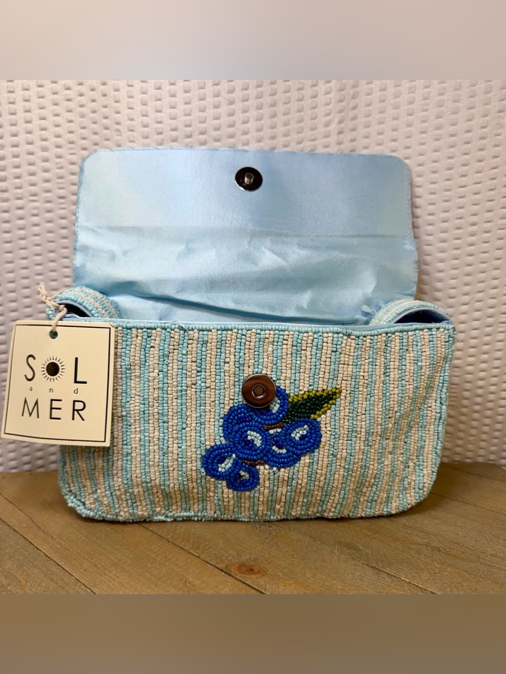 Viral TJMaxx & Marshalls Beaded SOL and MER Beaded Blueberry Bag!! - Picture 7 of 8